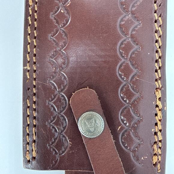 Custom Handmade Damascus Blade Hunting Knife Camping Knife w/Sheath 10" Blade - Picture 11 of 16